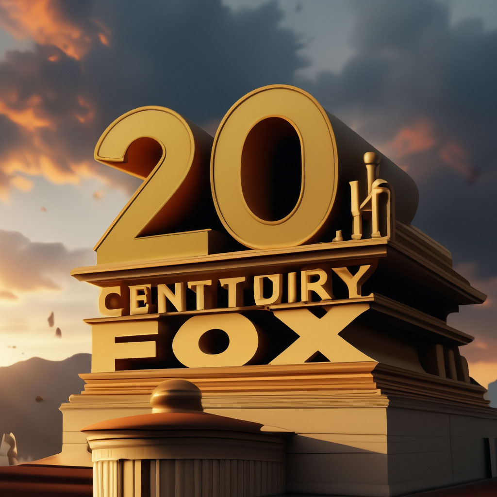 Файл OBJ 20th Century Fox LOGO No Support STL 🦊 ・3D