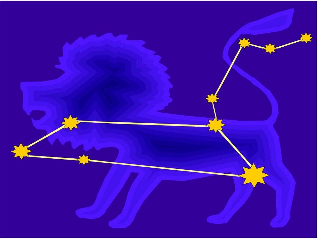 Созвездие Льва рисунок по точкам