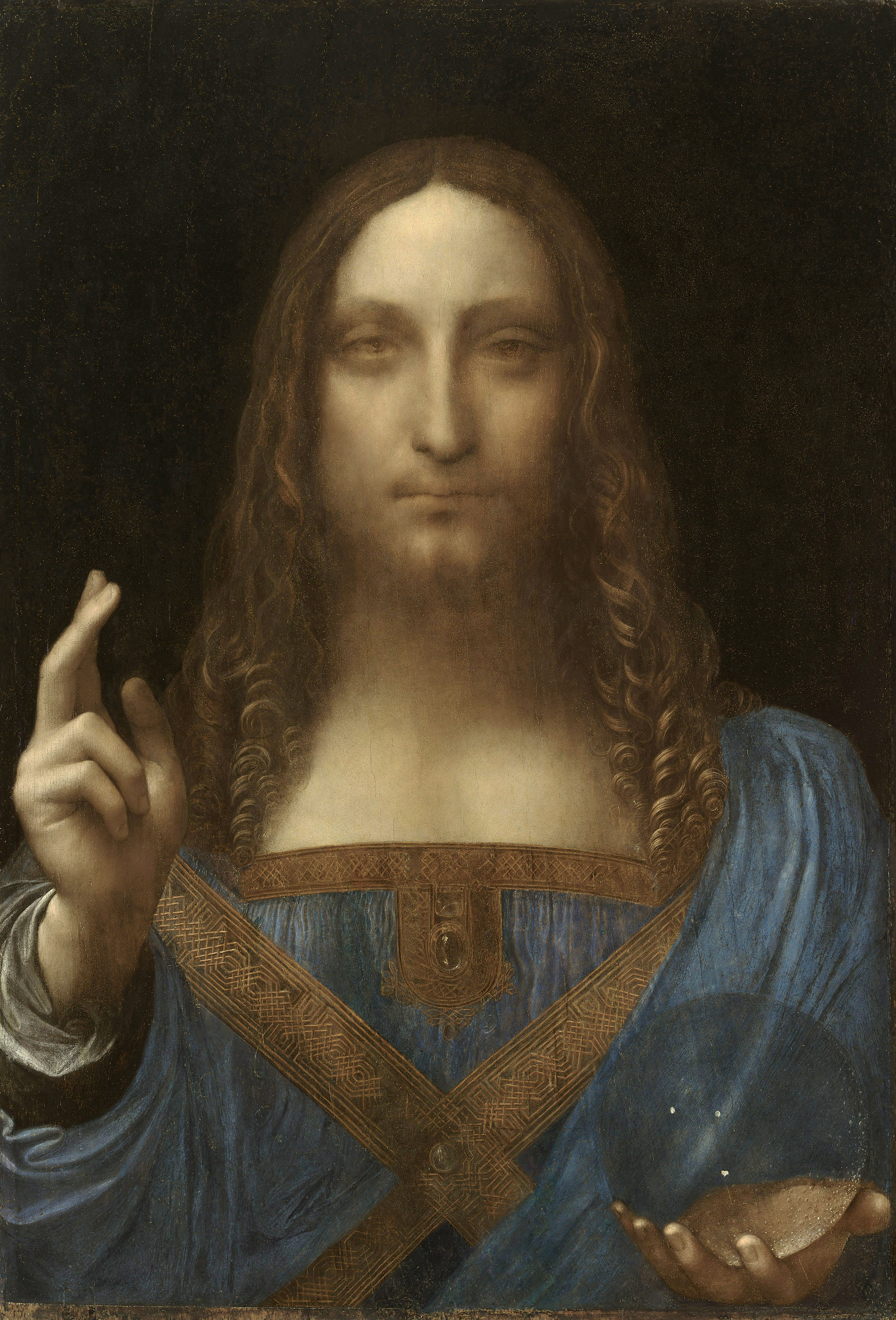 SALVATOR MUNDI Леонардо да Винчи Серебряная монета 2 унции