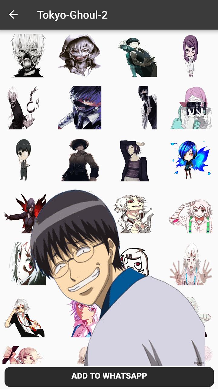 Anime Stickers For WhatsApp لنظام Android