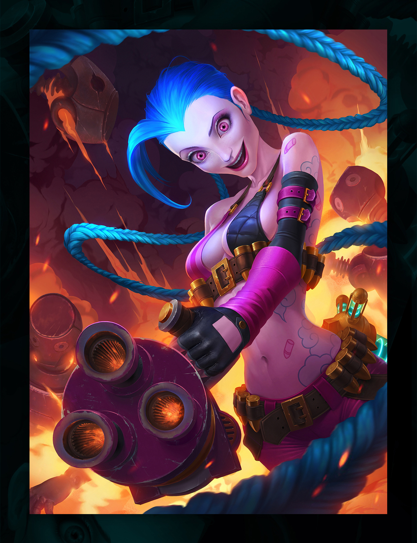 Jinx Wallpaper 4K PC Desktop