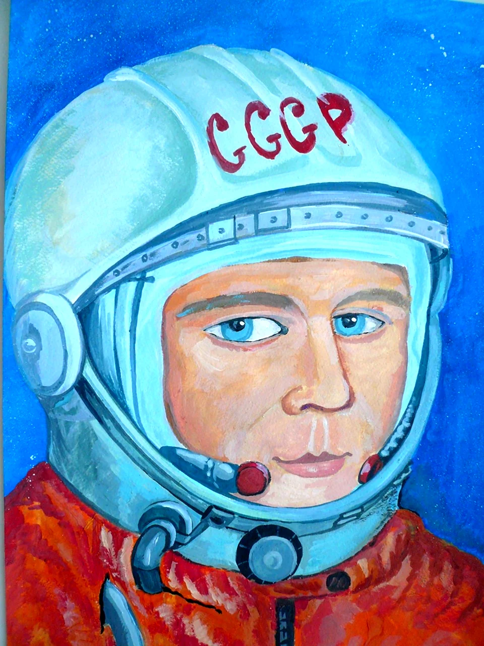 How to Draw Yuri Gagarin an Astronaut